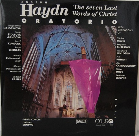 Joseph Haydn - The seven last words of christ (oratorio) (2 LP) 